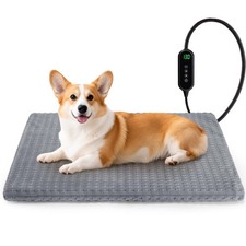 Heated Cat Bed, Waterproof Heated Cat Dog Bed with Adjustable Temperature  T...