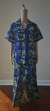 Women's African Print Modern Ankara 2pc Top and Pant One-size Set