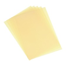 5 Pcs Shrink Plastic Sheets, 8x12 Inch Shrink Films Paper, Beige