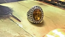 Ancient Egyptian Pharaoh Amulet Wealth Charm Ring 777 Luck Power Money