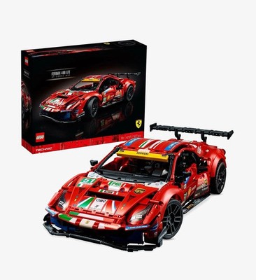LEGO TECHNIC AUTO FERRARI 488 GTE AF RACE #51 18+ JAHRE 1677 TEILE ART 42125