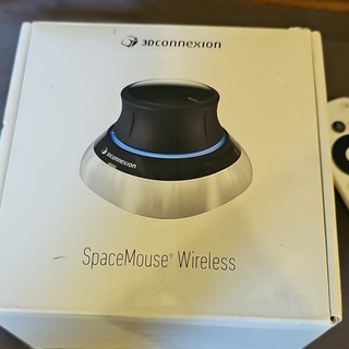 3Dconnexion SpaceMouse Wireless Rechargeable 3D Mouse 2 Button Black/Silver