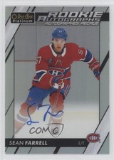2023-24 O-Pee-Chee Platinum Rookie Auto Rainbow Sean Farrell #R-SF Auto 0il7