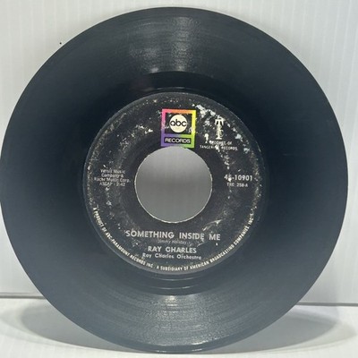 Ray Charles - Something Inside Me / I Want To Talk About You 7'' 1968 ABC R&B 45
