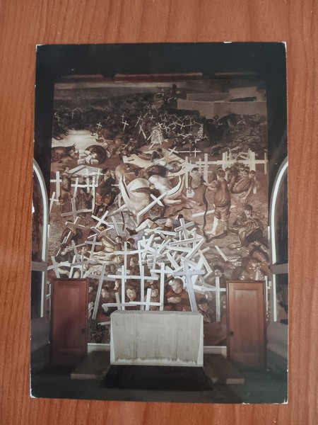 tarjeta postal sandhan memorial chapel berks