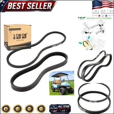Clutch Drive & Starter Generator Belt Kit for Club Car DS & Precedent - OEM R...