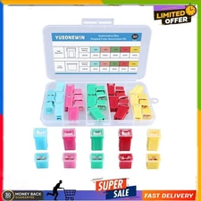 30pcs Jcase Car Fuse Assortment Kit Tall/STD and Low Profile Jcase Box Shaped