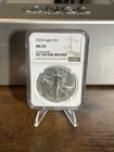 2024 American Silver Eagle $1 NGC MS70 Brown Label