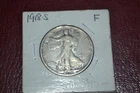 1918-S WALKING LIBERTY HALF DOLLAR FINE 90% SILVER
