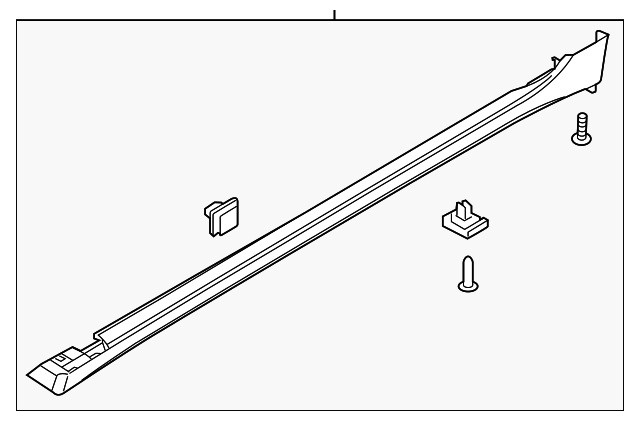 Moldura de rocker para Hyundai Sonata 2018-2019 (P/N 87751-C1500)