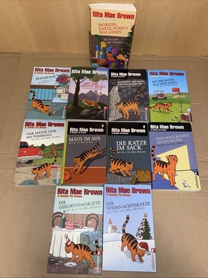 Rita Mae Brown| Sneaky Pie Brown|Konvolut(11 Stück) gratis Versand