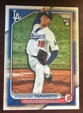 2024 Bowman #36 Yoshinobu Yamamoto Rookie Los Angeles Dodgers RC