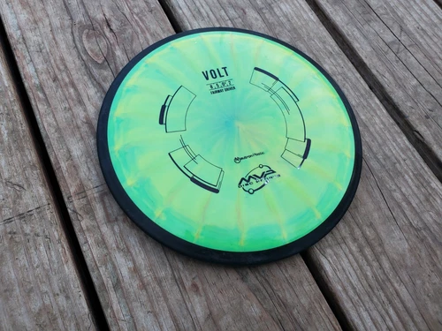 MVP Disc Sports Neutron Volt 168g Green Swirly Disc Golf Fairway Driver
