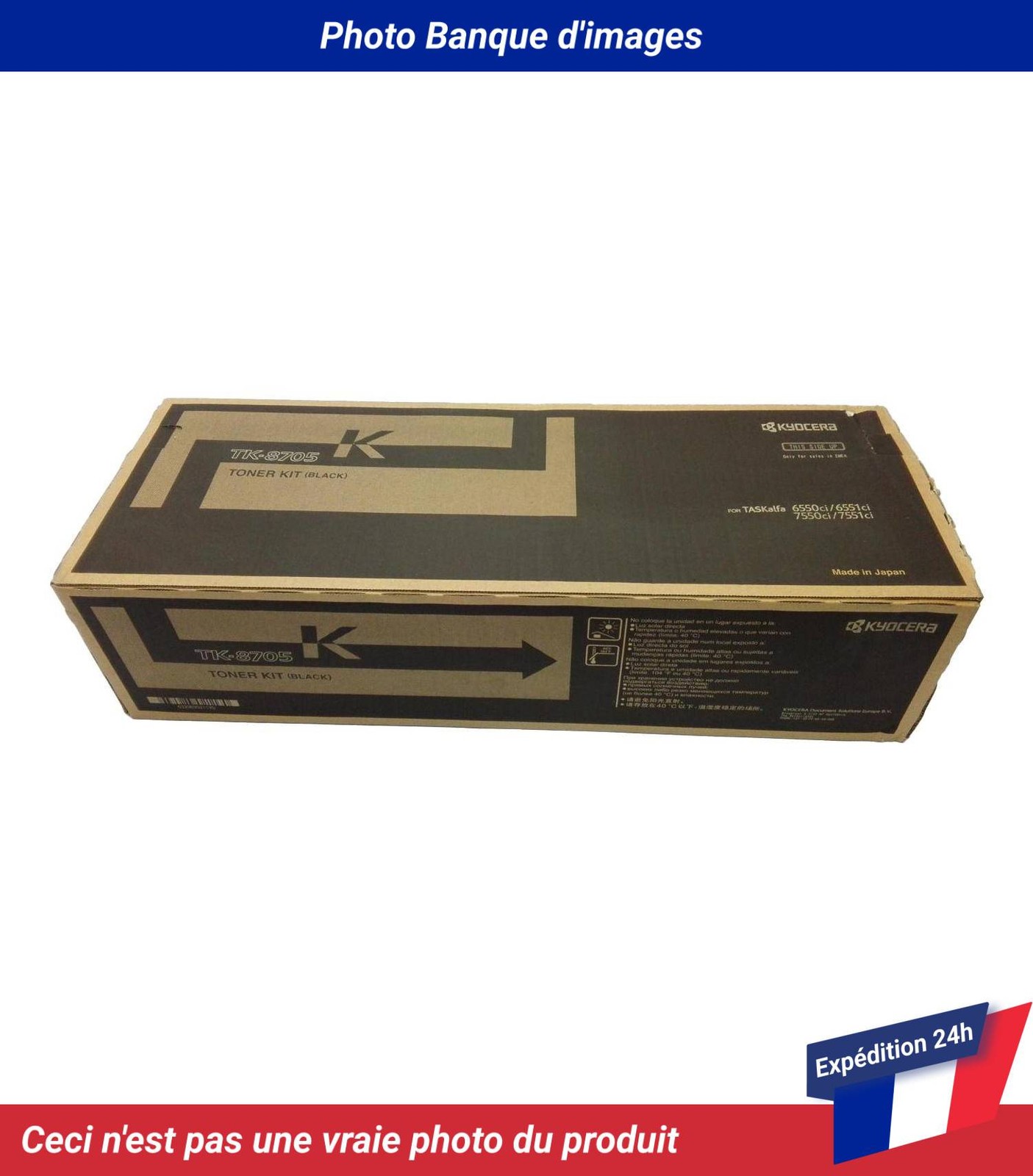TK-8705K Kyocera Mita TASKalfa 6550ci Kit de Toner Noir