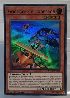 Gogogo-Goblindbergh - Super Rare - DUAD-DE003 - Duelist`s Advance  DE/NM 1.Aufl.