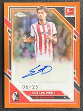 Eren Sami Dinkci 2025-26 Topps Chrome Bundesliga Orange Auto /25 #BA-ESD