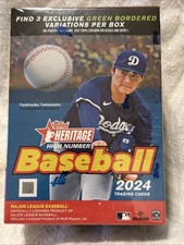 2024 Topps Heritage High Number MLB Baseball Blaster Box, Factory Sealed