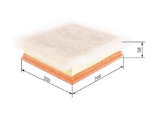 LUFTFILTER FÜR OPEL MERIVA B GROSSRAUMLIMOUSINE (S10) - BOSCH F 026 400 235