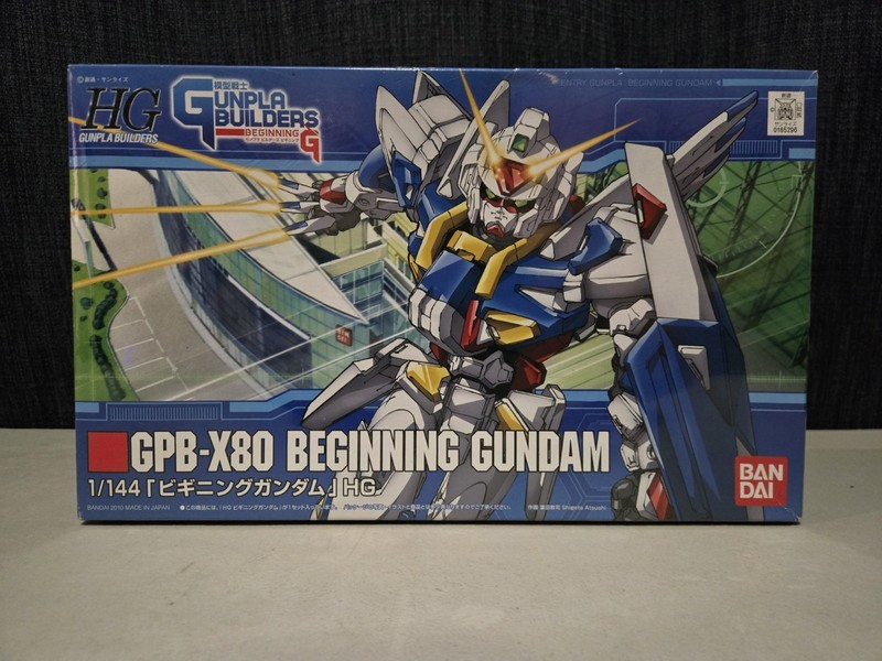 Bandai High Grade Model Suit Gunpla Builders GPB-X80 Beginning Gundam Model Kit