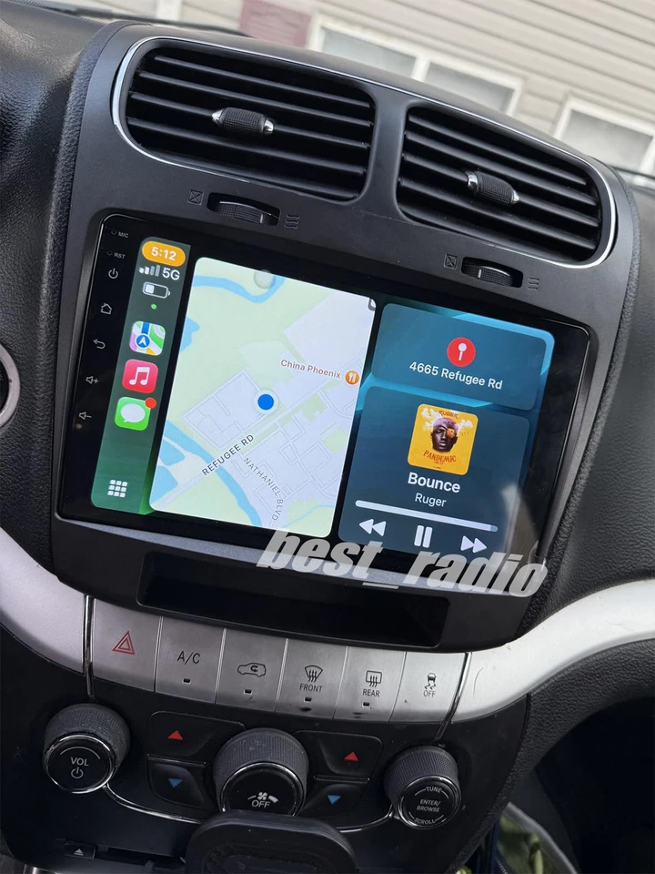 For Dodge Journey 2012-2020 Android 13 Carplay Car Stereo Radio GPS Navi wifi FM Foto 3 de 4