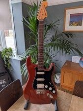 Squire Classic Vibe 70s Hardtail Stratocaster In Mocha Brown Electric Guitar