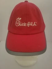 VTG Chick-Fil-A Hat Cap Strapback Uniform Red w/ 3M One Size