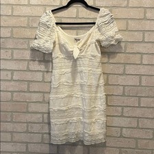Show Me Your MuMu Cream Mini Dress S