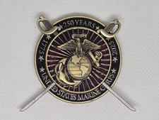 2025 NCO Sword United States Marine Corps Challenge Coin USMC 250th birthday