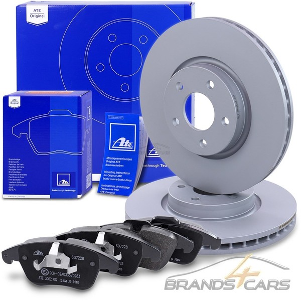 ATE Bremsscheiben Ø300 +BelÄGe Satz Vorne FÜR Ford Mondeo 4 IV MK4 BA7 1.6-2.5-image