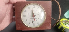 Vintage  1950s Telechron wood GE Electric  Clock - a History Cache Find