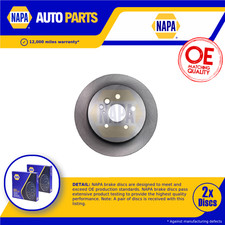 2x Coppia dischi freno solidi adatti a TOYOTA RAV4 A1, ACA2 2.0 posteriori da 97 a 05 set 303 mm