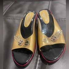 Stylish Gold Kids Dress Shoes
