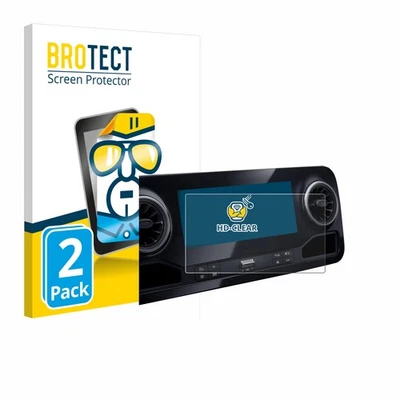 2 Pièces Film Protection Ecran pour Mercedes-Benz Sprinter 2018 MBUX 7" Clair  - Photo 1/4