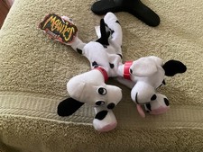 New Vintage 1997 Meanies Series 1 FIDO THE DALMUTATION Bean Bag Plush