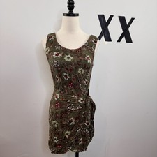 Vintage 90s All That Jazz Floral Mini Faux Wrap Dress Indie Grunge Fairy 9/10