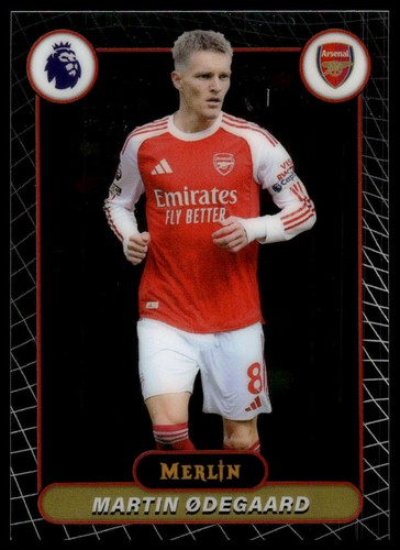Martin Odegaard #13 2024 Panini Prizm Premier League Prizmania card