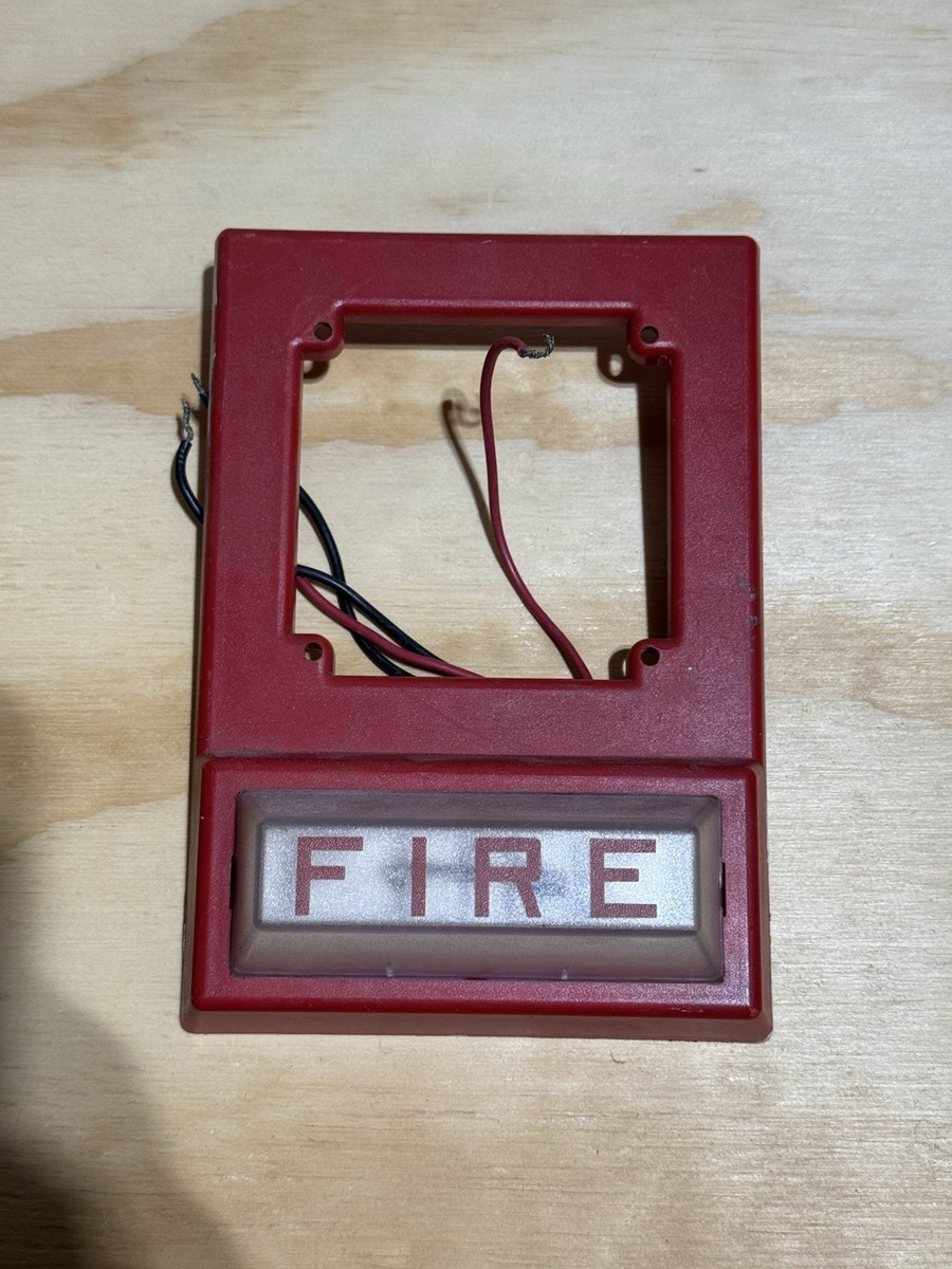 Simplex 4903-9101 Fire Alarm Strobe Plate TESTED WORKING *READ