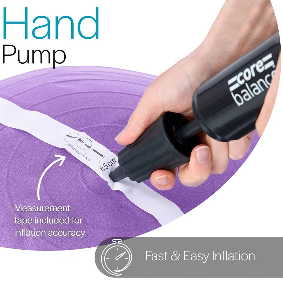 Pregnancy Ball with Air Pump - Ideal for Prenatal Yoga, Pilates, and Maternit... - Image 4 of 4