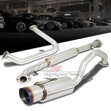 For 2000-2005 Eclipse 3g Gsrs 4cyl 4.5burnt Muffler Tip Exhaust Catback System