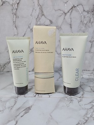 AHAVA Essential Day Moisturizer Normal To Dry Skin Full Size New Lot Of Three