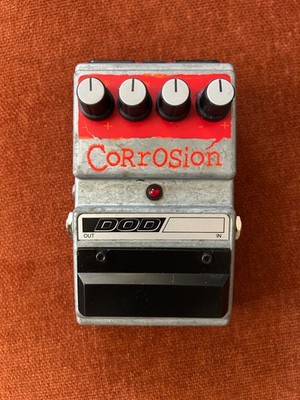DOD Corrosion Distortion Pedal RED RARE 