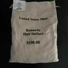 US Sealed Mint Bag 2008 Kennedy Half dollar P & D 200 Coins & Face Value Of $100