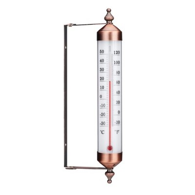 MUMTOP Outdoor Window Thermometer, 10 Inch Outside Temperature Gauge Bronze 