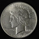 1934-D $1 Silver Peace Dollar - Free Shipping USA