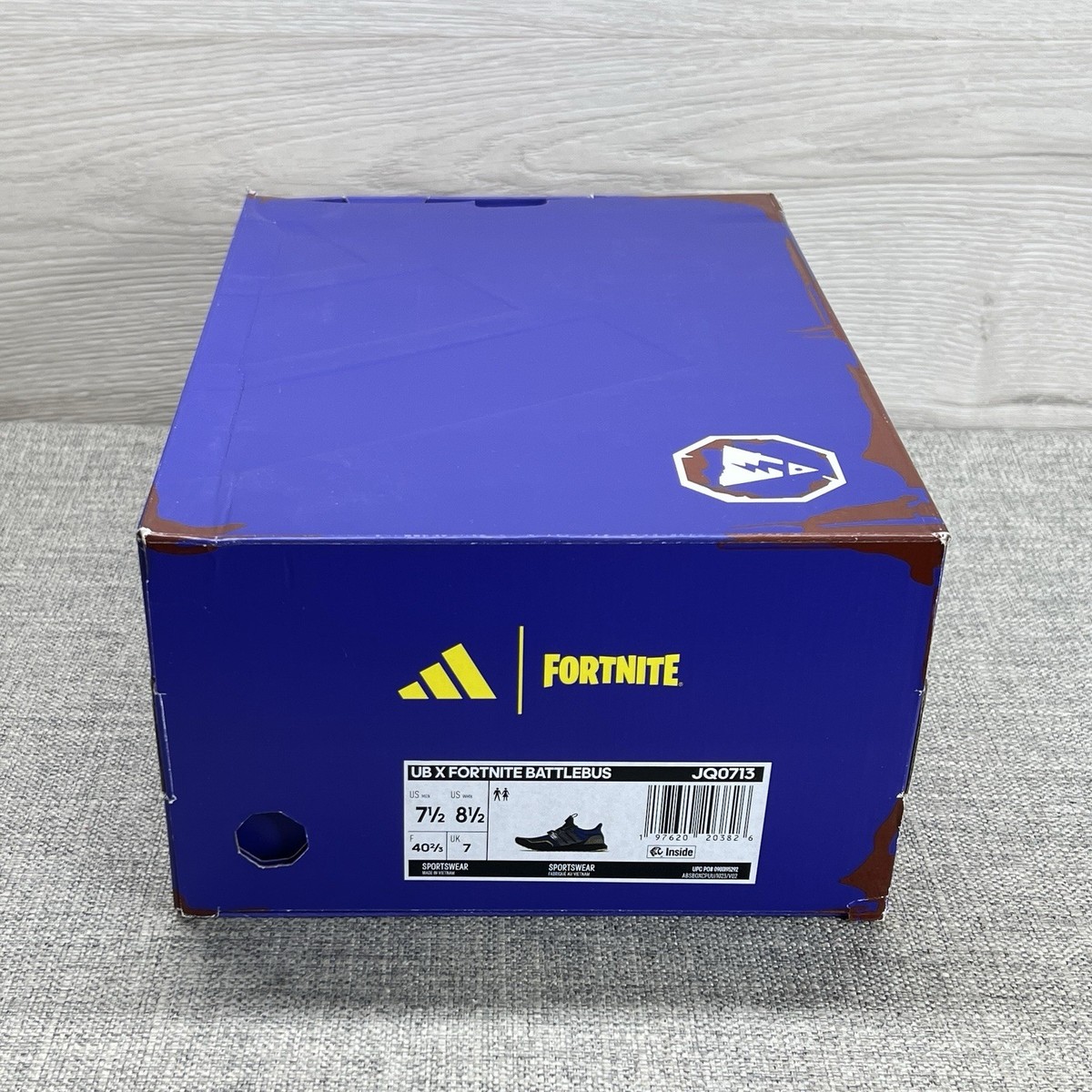 Adidas UltraBoost 1.0 X Fortnite BattleBus Royal Blue Black 