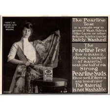 Pearline Suds James Pyles There's No Rubbing With Pearline 1903 Clipping SAI6-H2