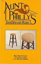 AUNT PHILLY'S Toothbrush Rugs  BAR STOOL COVER