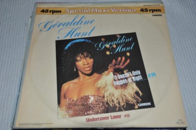 Géraldine Hunt - It doesn't only happen at night - 80s -12'' Maxi Single Vinyl LP