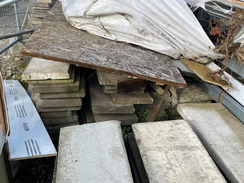 Used Gravel Boards / Concrete Slab Base Panels 6ft x 1ft pack of 10