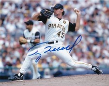 TERRY MULHOLLAND   PITTSBURGH PIRATES   ACTION SIGNED 8x10